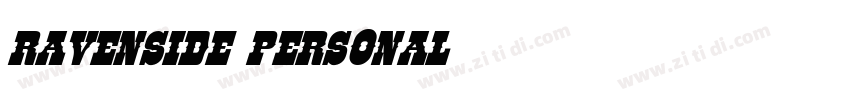 Ravenside personal字体转换